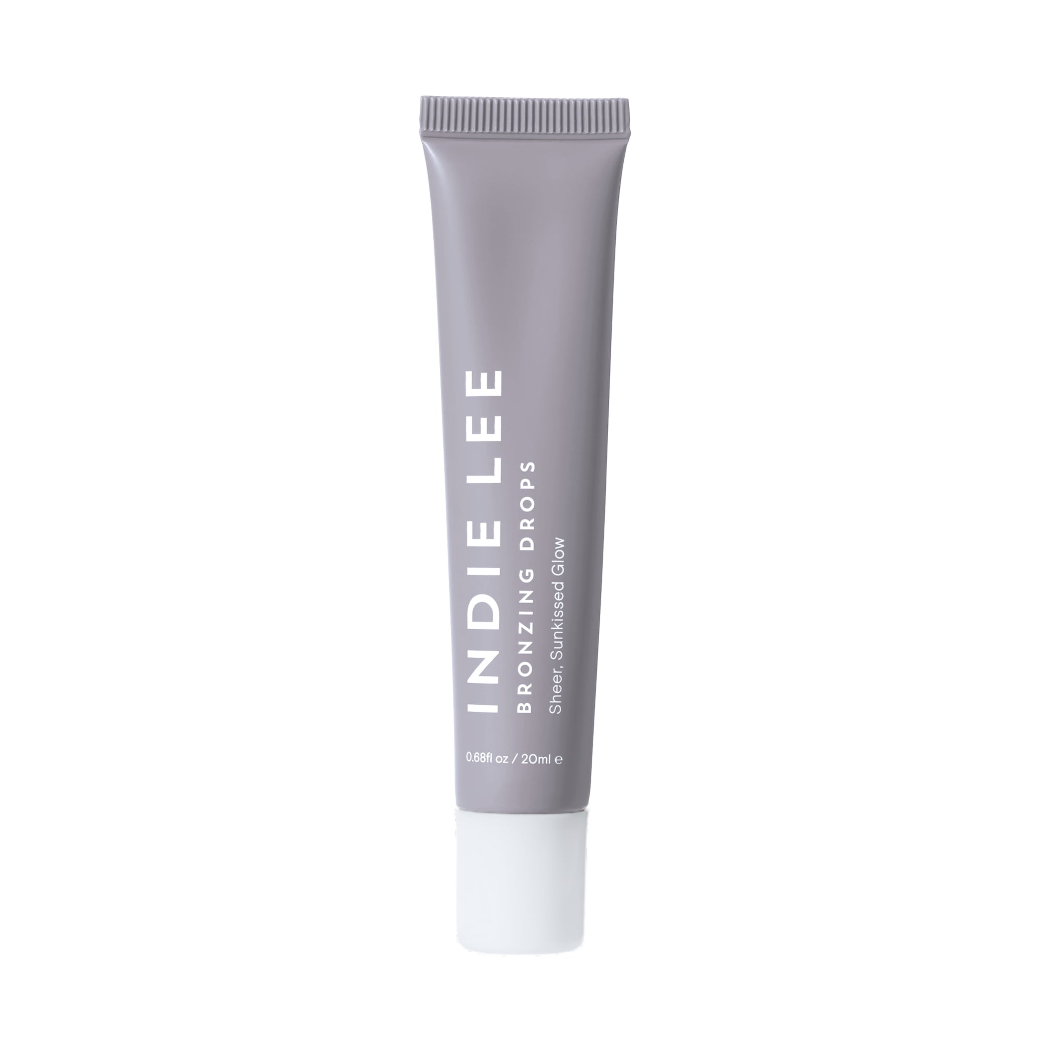 Tube of Indie Lee Bronzing Drops on a white background