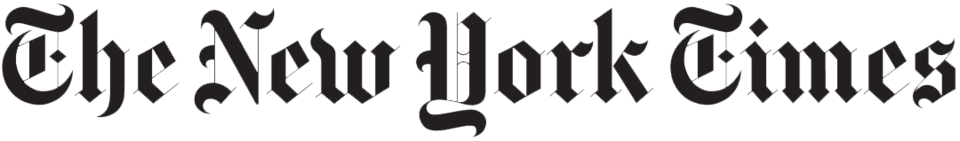 The New York Times logo in black text on a white background